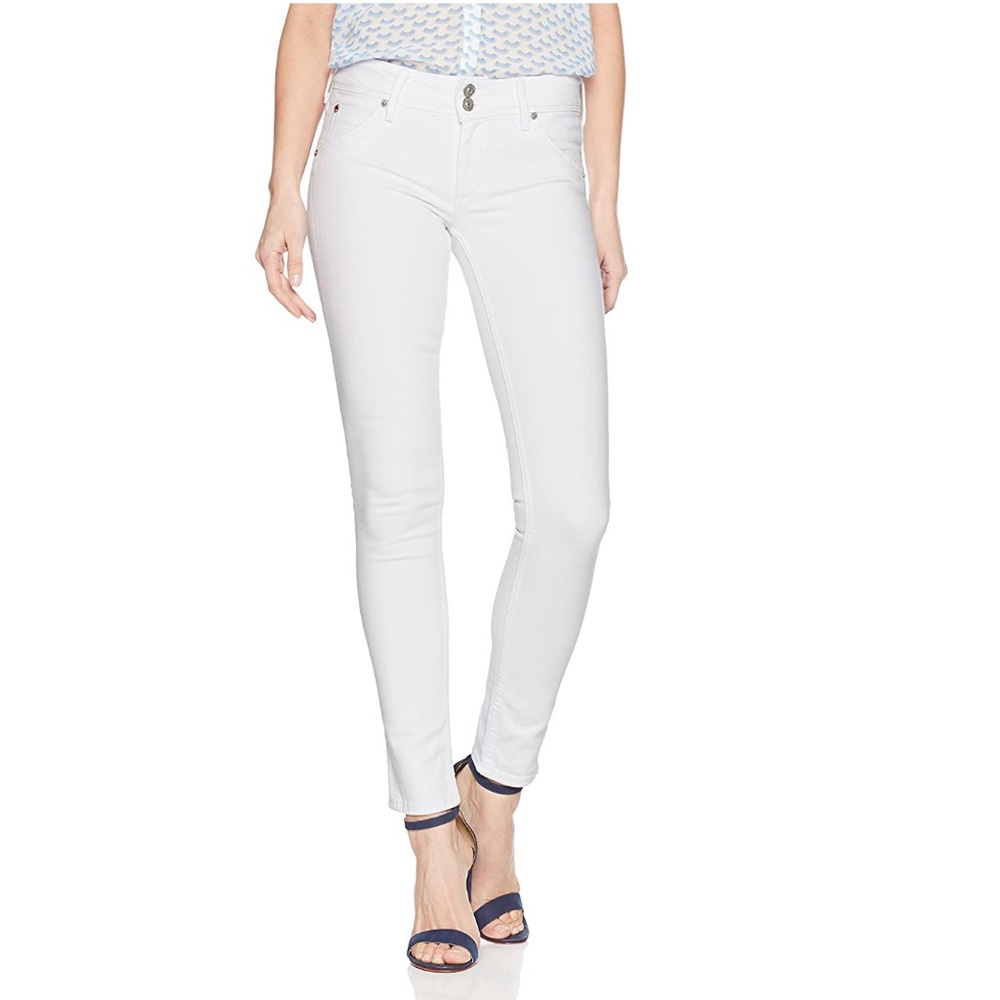 Hudson Collin Midrise Skinny/Back Flap Pocket Jean